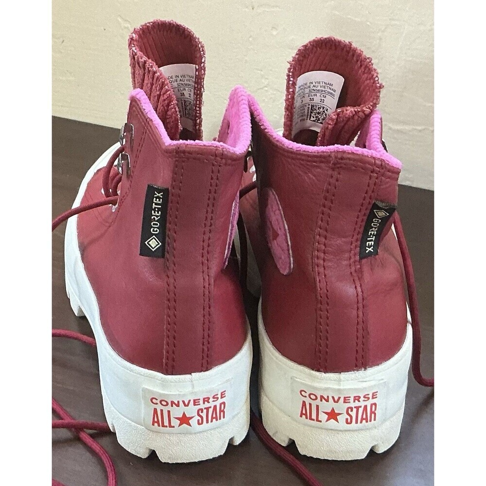 Size 5 - Converse Chuck Taylor All Star Lugged Winter GTX High Back Alley Brick - Picture 2 of 8